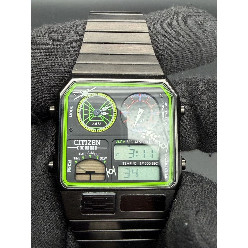 Citizen‎ Star Wars Trench Run Ana-Digi Temp Limited Edition Black IP 8989 Watch